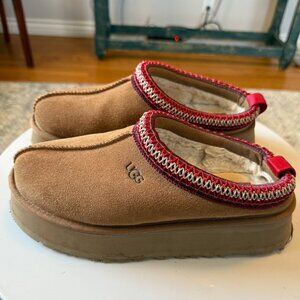 UGG Women's Tazz Chestnut Suede Slippers